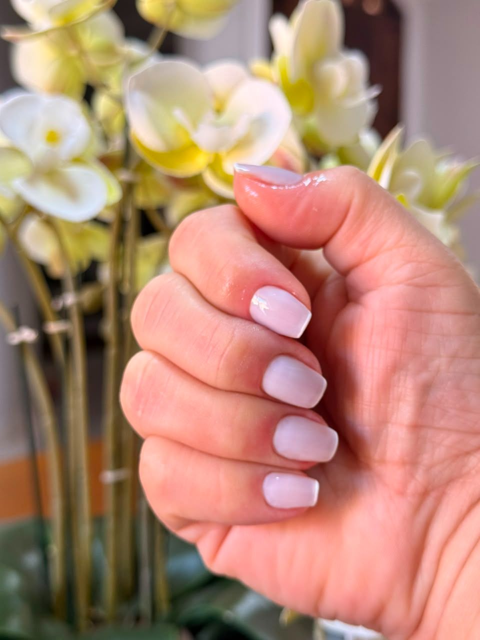 Manicure tradicional com esmaltação vermelha feita a domicílio em Londrina